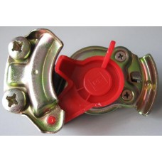 Levegőkuplung M22x1.5mm szelep nélküli piros